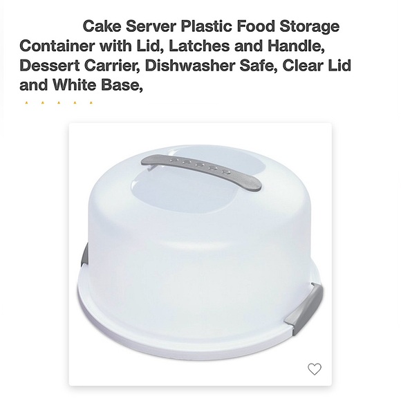 Tupperware | Kitchen | Xlarge Tupperware Cake Storage Container Cake ...